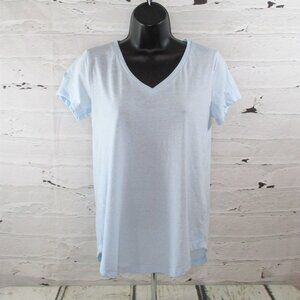Style & Co Petite V-Neck Burnout T-Shirt